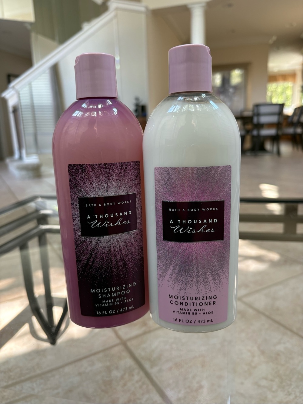 Bath & Body Works A Thousand Wishes Pink & White Shampoo and Conditioner